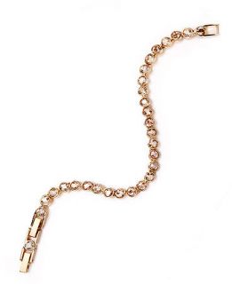 Swarovski Bracelet, Golden Shadow Crystal Tennis Bracelet   Fashion