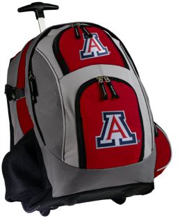 University of Arizona Rolling Backpack Best Wildcats Logo Wheeled Bags