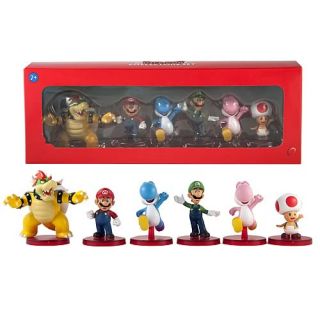 Nintendo Super Mario Bros 2 inch Figure 6 Pack