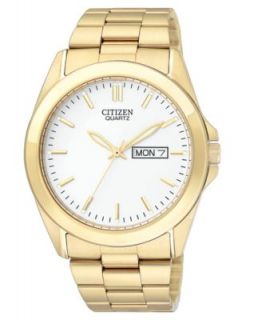 Citizen Watch, Mens Gold Tone Stainless Steel Bracelet 41mm BF0582