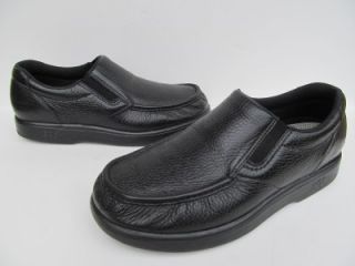 SAS Side Gore Black Leather Loafers Walking Shoes Mens 11 5 W