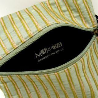 Maruca Designer New Yorker Handbag Bag Purse Retired Ikat Earth Green