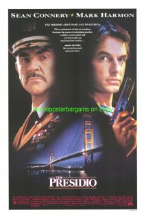 The Presidio Movie Poster Sean Connery Mark Harmon