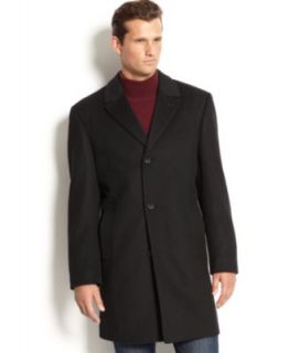Kenneth Cole Coat, Winchester Double Breasted Military Overcoat   Mens