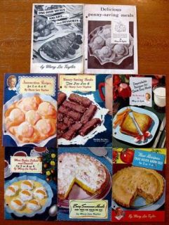 Mary Lee Taylor Vintage Booklets Summertime Recipes