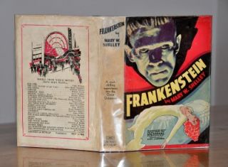 Original Dust Jacket Frankenstein 1st Photoplay Ed Mary Shelley