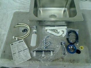 MASCO Bath 103030 All in One Stainless Steel Utility Sink
