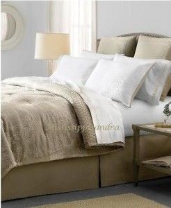 Martha Stewart Jacobean Vine King Comforter Set Khaki