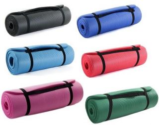 ProSource Yoga Mat 1 2 inch Extra Thick High Density Fitness Exercise