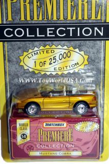 Matchbox diecast vehicle designed for the adult collector features