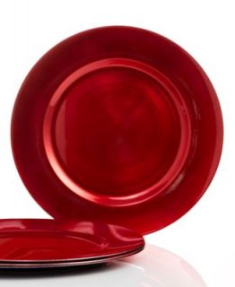 Jay Imports Serveware, Glory Red Glass Charger Plate   Serveware