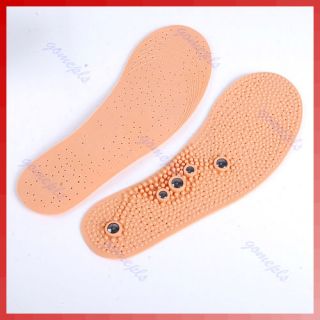 Foot Magnetic Therapy Thener Massage Insoles Shoe Comfort Pads