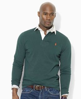 Polo Ralph Lauren Big and Tall Shirt, Solid Rugby Shirt