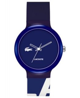 Lacoste Watch, Goa White, Blue and Red Logo Silicone Strap 2020030