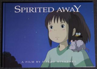 Spirited Away Press Book in English from Japanese DVD Box Mint