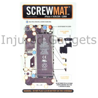 Magnetic Screwmat Screw Mat Repair Tool for iPhone 4 CDMA Verizon