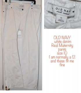Motherhood Maternity Clothes Size Large 8 Piece Lot Dress Pants Tops
