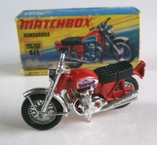 Matchbox Superfast 18 Hondarora Motorcycle 1974 MIB