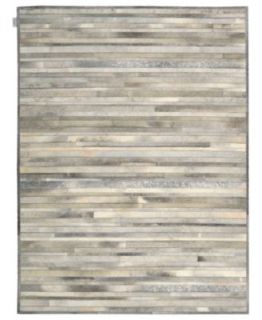 Nourison Area Rug, East Hampton Flocked Grey 23 x 39   Rugs   