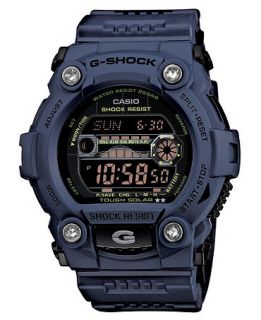 Shock Watch, Mens Digital Navy Resin Strap 53x50mm GR7900NV 2   All