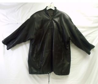 La Matta Century Dark Brown Italy Leather Jacket Sz 42