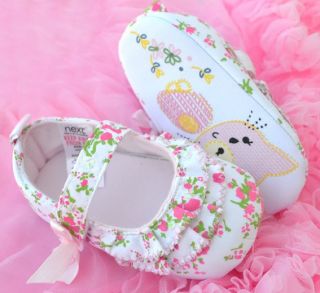 White Pink Mary Jane Kids Toddler Baby Girl Shoes 0 18 Months