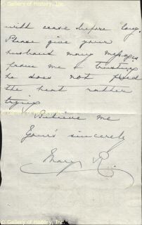 Queen Mary Mary of Teck Autograph Letter Signed