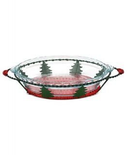 Pyrex Holiday Pie Dish, 9 with Basket