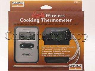 Maverick Wireless Remote Oven BBQ Grill Digital Thermometer w Probe