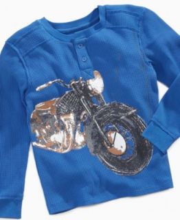 Flapdoodles Kids T Shirt, Little Boys Motorcycle Layered Tee