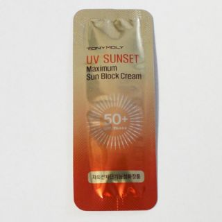 Tonymoly Sample UV Sunset Maximum Sun Block Cream 1ml x 3pcs