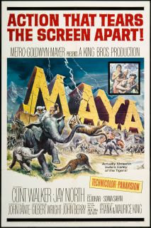 Maya 1966 Original U s One Sheet Movie Poster
