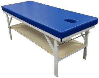 Treatment Table with Face cut out & Storage Shelf & Matching Pillow