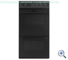 Maytag 24 Double Electric Wall Oven CWE5100ACB Black