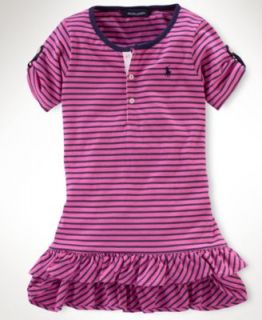 Ralph Lauren Kids Dress, Little Girls Colorblock Polo Dress   Kids