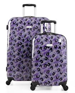 Jessica Simpson Luggage, Leopard Spinner Hardside