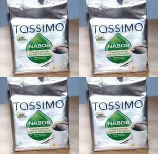 56 x Pods Tassimo Nabob FRENCH VANILLA Flavoured COFFEE T Discs, 4 x