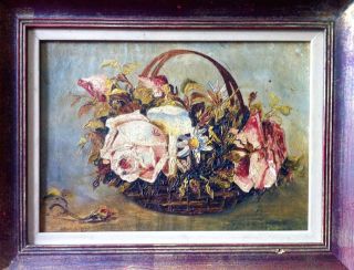 Maurice de Vlaminck Oil Painting Original Art Floral (signed)
