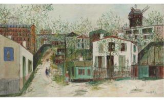 the name of Maurice Valadon, Maurice Utrillo specilized in painting