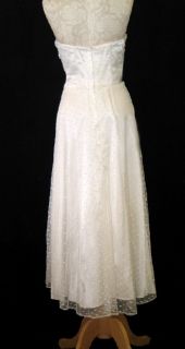 NWT Jessica McClintock Tea Length Vintage Styled Dress Size 16