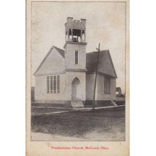 Postcard Presbyterian Church PC McComb Ohio Oh Early 1900s
