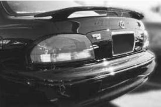 98 02 Mazda 626   Original Style Rear Wing Spoiler w Light, Fiberglass