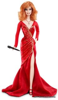 2010 Reba McEntire Fancy Red Dress Barbie T7658
