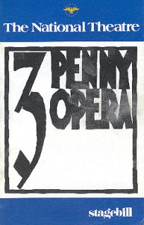 Sting 1989 3 Penny Opera National Theatre Program
