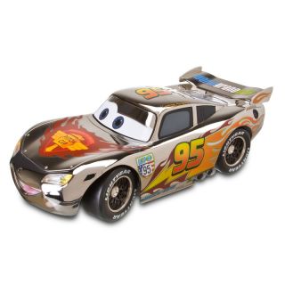  Pixar Cars Lightning McQueen Chrome Edition Diecast 1 43