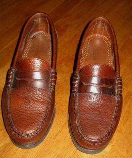 Allen Edmonds Brown Holton Loafers 8 D Mens Slip Ons Shoes