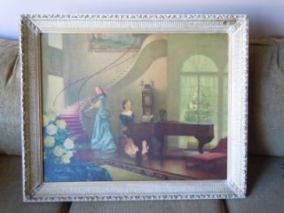 Morning Melodies by R. Brownell McGrew signed framed lithograph print