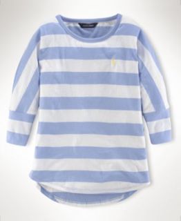 Ralph Lauren Kids Shirt, Girls Long Sleeve Striped Shirt   Kids Girls