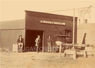 Marshall And Meyers Blacksmith Shop In Medicine Lodge Kansas, Three