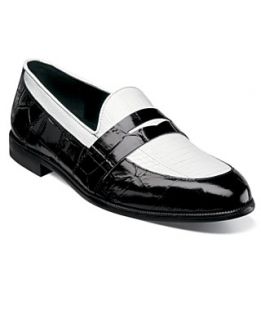 Stacy Adams Shoes, Serafino Two Tone Moc Toe Slip On Loafers
